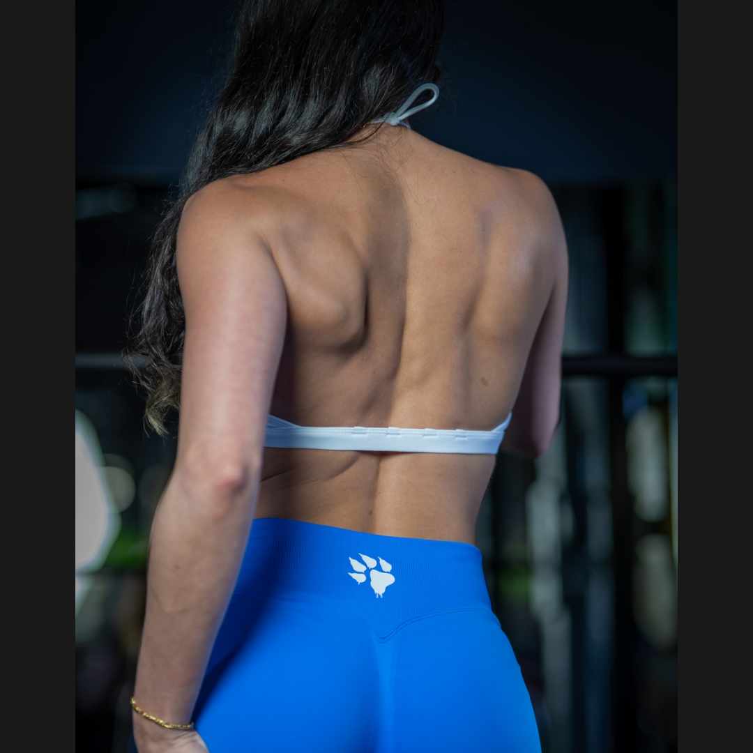 White Hot V-Cut Training Bra