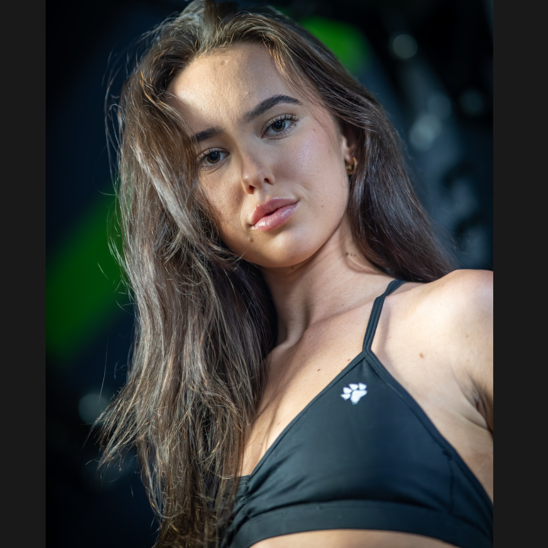 LUX Black V-Cut Training Bra