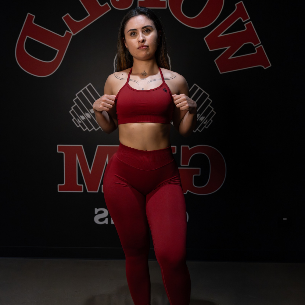 Full Length Tights - Sanguine Red