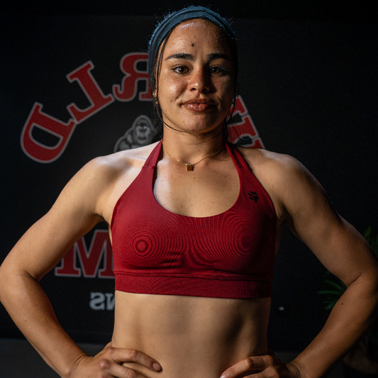 Halter Neck Bra - Sanguine Red