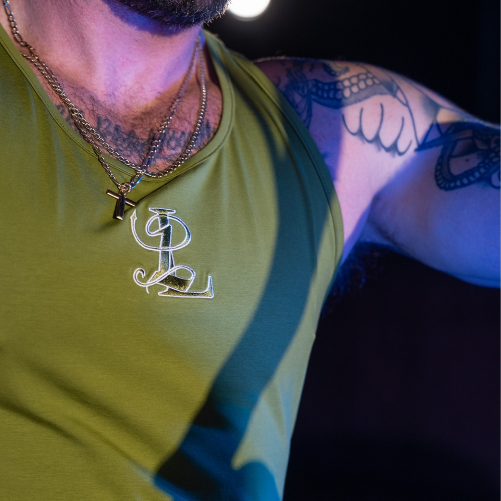 T-Back Singlet - Khaki